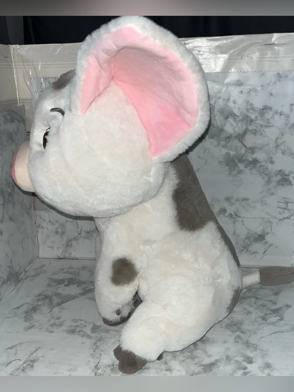 Disney Store Moana Pua Pig 13” Plush Stuffed Animal Sitting Doll Toy